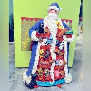 RARE Kurt Adler Whimzles Frosty Tails Santa Figurine by Michele Noiset